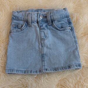 Cat & Jack Light Blue Kids Denim Skirt